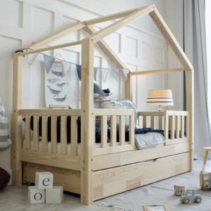 Husseng Duo Plus 190x90 - Naturlig Træ