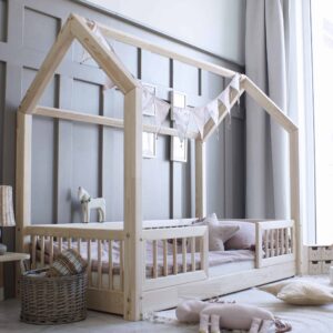 Pioli Duo Husseng 190x90 - Naturlig Træ (Hurtig Levering)