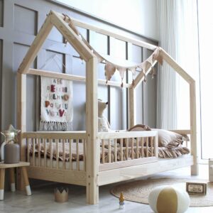 Pioli Husseng 160x80 - Naturlig Træ (Hurtig Levering)