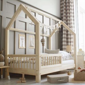 Pioli Husseng 200x90 - Naturlig Træ (Hurtig Levering)