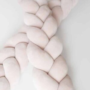 Super Soft Flettet Sengerand - Nude