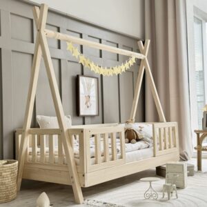 Tipi Husseng190x90 - Naturlig Træ (Hurtig Levering)